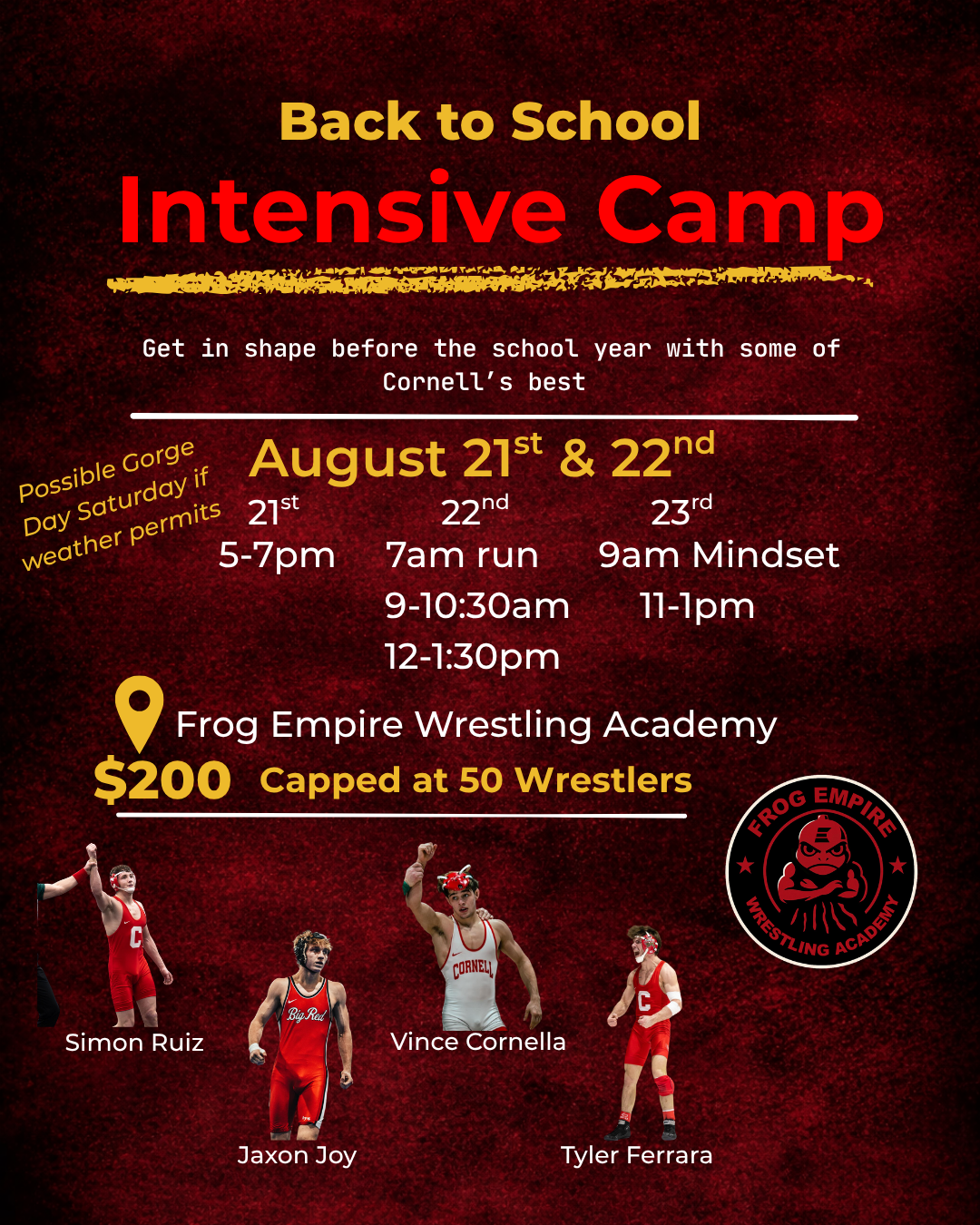 Intensive Camp